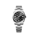 Rolex Oyster Perpetual Stainless Steel Black Index Dial 41mm Watch