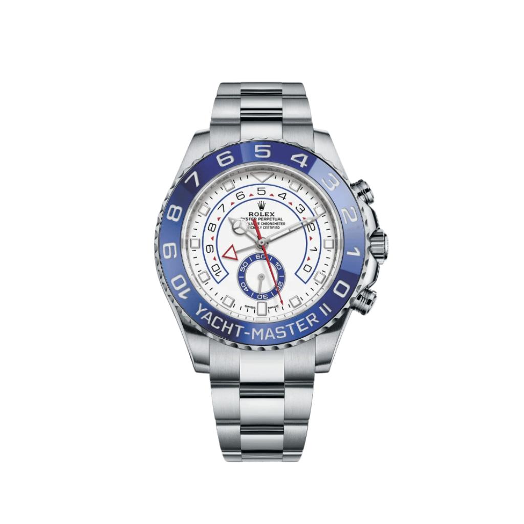 The Rolex Yacht-Master II Oystersteel case 44mm