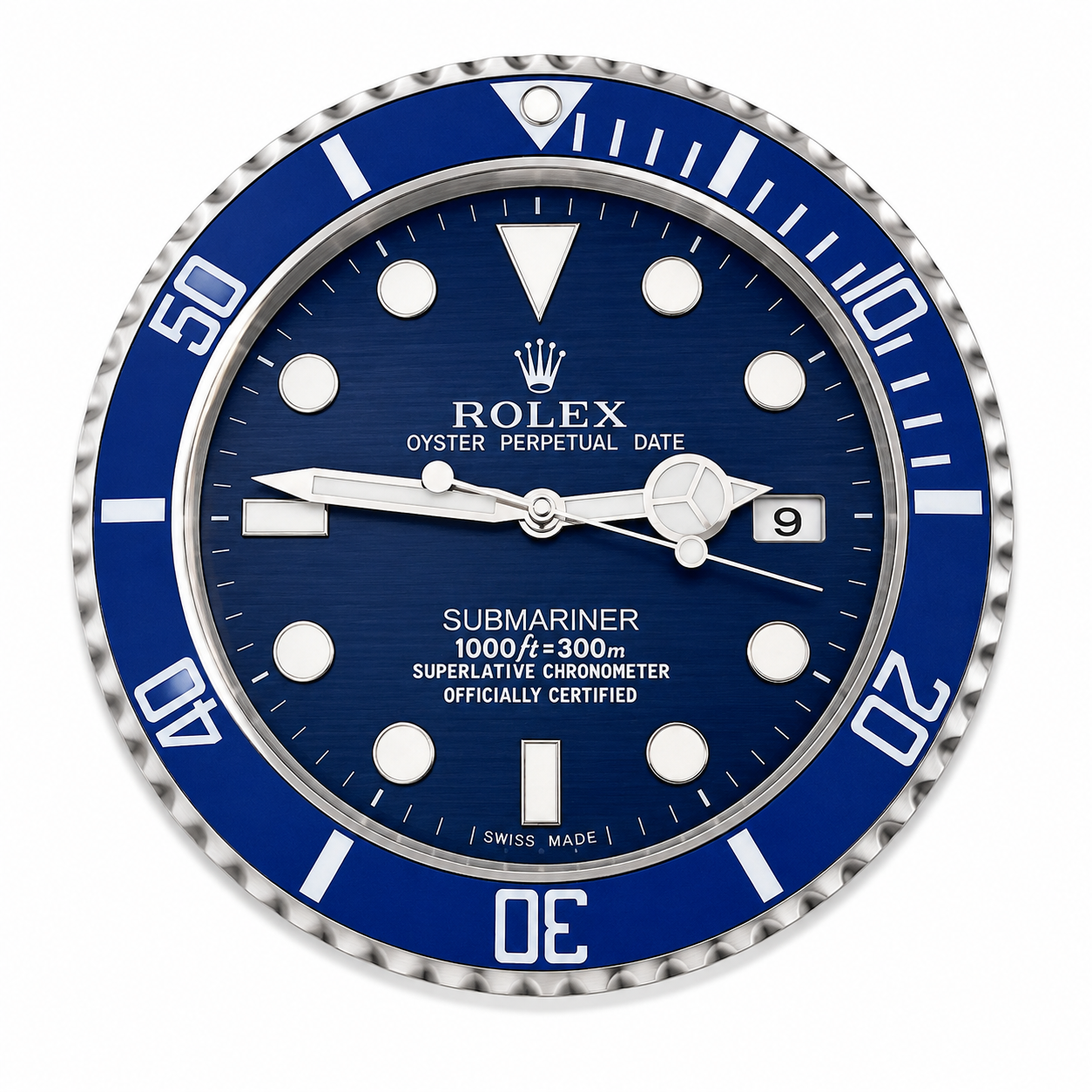 Rolex Submariner dealer display wall clock